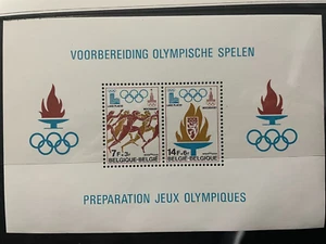 BELGIUM 1978 Olympics Lake Placid minisheet MNH - Picture 1 of 1