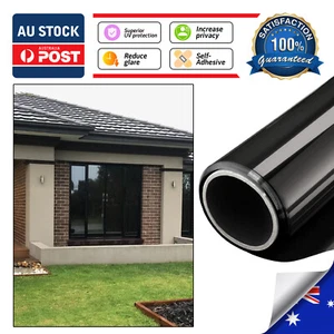 1Mx4M Mirror Reflect Heat UV Reject Window Film Anti Glare Lower Energy Bills - Picture 1 of 13