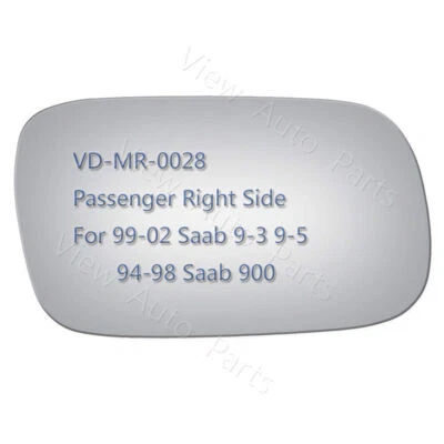Espejo de cristal para Saab 900 1995 1996 1997 1998 convertible pasajero lado derecho Foto 1 de 4