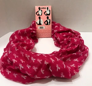 Pink Ribbon Breast Cancer Awareness - Bufanda Infinity Loop Boutique de Nicole - Imagen 1 de 4