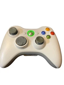 Authentic Official Microsoft Xbox 360 White Controller! - Picture 1 of 8