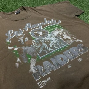VTG 90's Salem Los Angeles Raiders Bo Jackson Tim Brown NFL T-Shirt Men's XL USA - Picture 1 of 5
