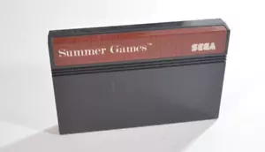 Summer Games Master System Ms Game PAL rétrogaming SEGA original authentic - Picture 1 of 5