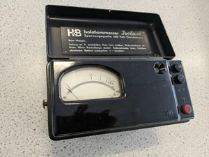Hartmann& Braun Frankfurt Insulation meter - `steam punk' - Picture 1 of 7