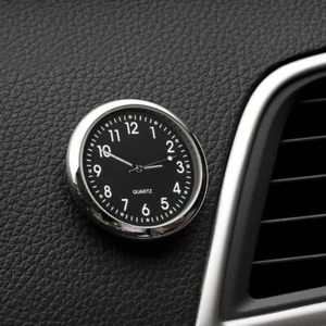 Mini Car Clock Stick-On Digital Quartz Luminous Analog Watch for Auto Interior - Picture 1 of 18