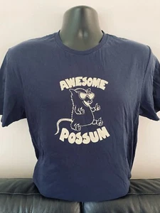 TOLLES POSSUM T-SHIRT PHISH louis ck 80er Jahre Neuheit Vater Fan ORIGINAL SIEBDRUCK - Bild 1 von 2