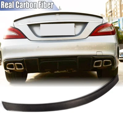 Alerón trasero de carbono real para Mercedes Benz W218 CLS500 CLS63 2012-2018 Foto 1 de 4