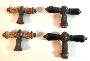 Lot Bastler Fenster Oliven Barock Ebenholz Fensteröffner Hebel Kleiderhaken - Bild 1 von 5