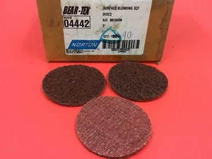 Norton - Bear-Tex - 04442 - 3” - Discos SCF de mezcla de superficies - Cantidad (40) - NUEVO - Imagen 1 de 2