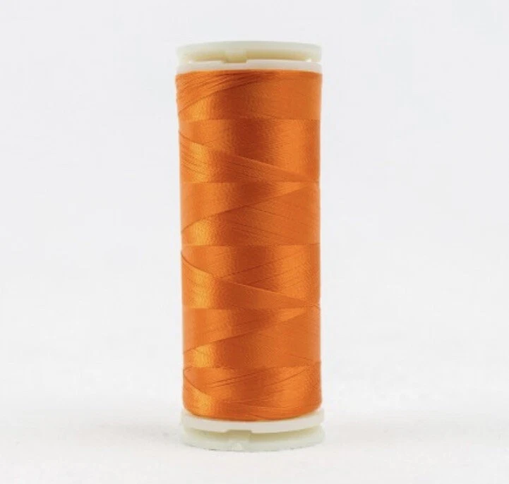 Wonderfil Invisafil 100wt Polyester Thread Pure Orange #711 400m Spool - Image 1 of 1
