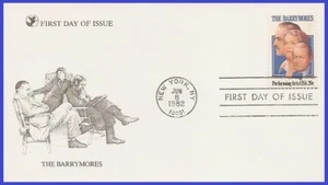 USA3 #2012 U/A READERS DIGEST FDC The Barrymores - Picture 1 of 1