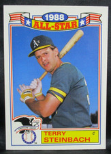 1989 Topps 1988 All-Stars Terry Steinbach Baseball Card #9 of 22