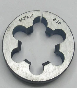 RDGTOOLS 3/4" BSW DIE LEFT HAND THREAD 10TPI - Picture 1 of 3