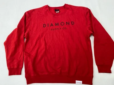 Moletom pulôver gráfico vermelho Diamond Supply Co. tamanho XL - Imagem 1 de 4