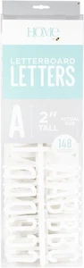 DCWV Letterboard Letters & Characters 2" 148/Pkg-White - Picture 1 of 1