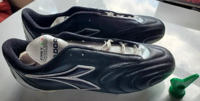 Botas de fútbol vintage Diadora Santos SC 1305968 botines talla 10 negras/blancas Foto 1 de 4