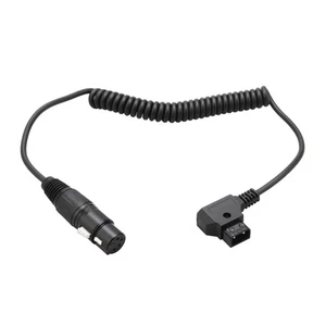 Professional Camera Power Adapter Spring Cord D Tap To 4 Pin XLR Male Connector - Picture 1 of 8