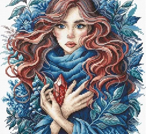 Carminea. Kit de punto de cruz de cristal Guardian of the Bermilion ~ punto AVA - Imagen 1 de 1