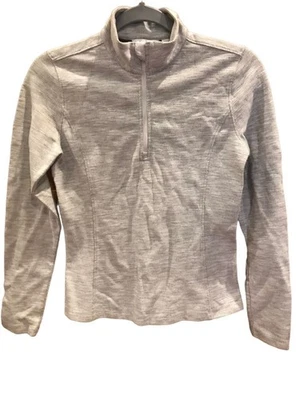 Pullover para mujer XS Dama Hagen Cuarto Cremallera Golf Ropa deportiva Gris Foto 1 de 3