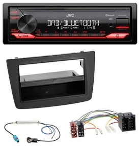 JVC DAB MP3 Bluetooth USB Autoradio für Alfa Romeo Mito 955 08-14 ISO schwarz - Bild 1 von 8