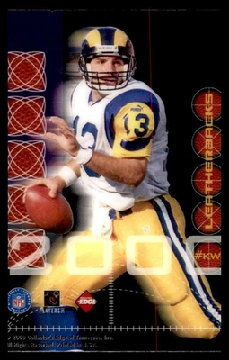 s2000 Collectors Edge Leatherbacks 预生产空白背面精制 Kurt Warner — 第 1/2 张图片