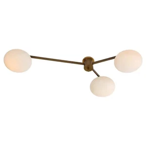 1960's Mid Century Chandelier Arredoluce Tre Lune Ceiling Light, Vintage Light - Picture 1 of 19