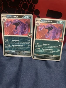 Pokémon TCG Muk 124/182 Reverse Holo and Regular Destined Rivals Set - Picture 1 of 2