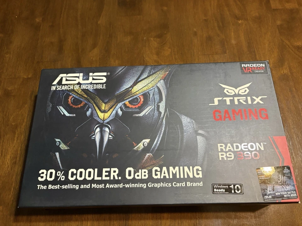 Asus STRIX-R9390X-DC3OC-8GD5-GAMING R9 390 8GB GDDR5 PCI Express 3.0 Video Card - Image 1 of 4