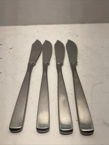 4 WMF Cromargan NORTICA? Fish Knives Stainless Japan 9" Flatware B - Picture 1 of 4
