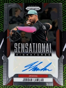 Jordan Lawlar 2025 Panini Prizm Baseball Sensational Signatures Base Auto - Picture 1 of 2