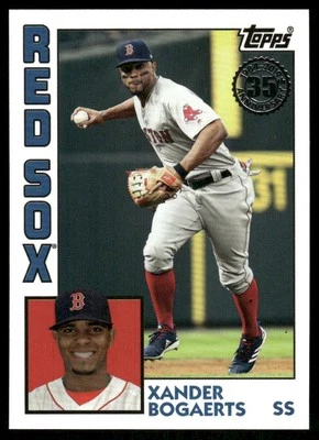2019 Topps Update #84-5 Xander Bogaerts 1984 Topps Baseball - Image 1 of 2