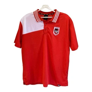 St George Illawarra Dragons Polo Shirt Men  XL 2004 Supporter Short Sleeve Red - Bild 1 von 10