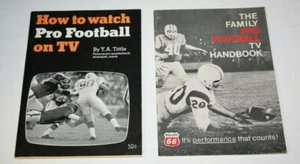 1968 PHILLIPS 66 "FAMILY PRO FOOTBALL TV HANDBOOK" & HOW TO WATCH PRO FOOTBALL - Picture 1 of 3
