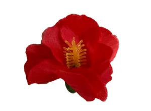 American Girl NANEA Meet Outfit RED HIBISCUS HAIR FLOWER CLIP Barrette Replacmnt - Picture 1 of 5