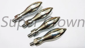 Set of 4pcs Chrome Plated Revolving Grip, 3/8 In Thread for Import Mill Machine - Picture 1 of 2