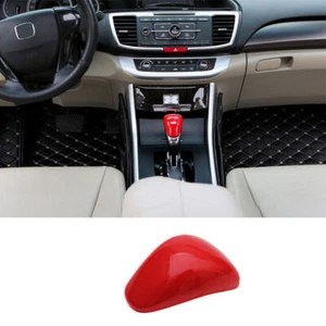 Para Honda Accord 9Th 2014-2017 ABS rojo consola central borde de cambio de marchas 1 pieza - Imagen 1 de 8