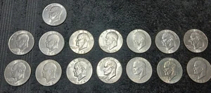 LOTE DE 15 DÓLARES EISENHOWER ~ JUEGO HUELGA EMPRESARIAL (1971 - 1978) ~ AU - SIN CIRCULAR - Imagen 1 de 2