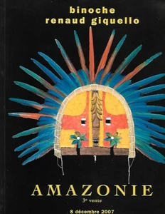 Giquello / Brazilian Amazon Headdress Ornaments Paris Auction Catalog RARE 2007 - Picture 1 of 5