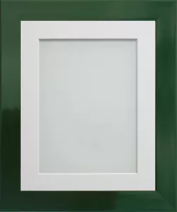 Glossy Green Picture Frame Candy Range Racing Green with Choice of Photo Mount - Picture 1 of 10