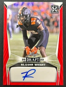 2023 Leaf Draft - Rejzohn Wright #BA-RW1 Oregon State Beavers - ROOKIE AUTO - Picture 1 of 2
