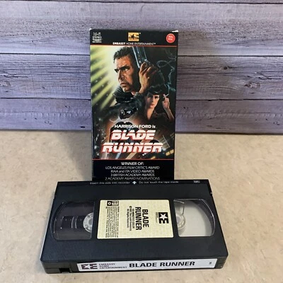 Blade Runner VHS 1986 Embassy Home Ent Unrated 1380 No UPC - Image 1 of 4