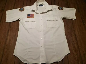 City Of Boyton Police Patrol Patches Martins Officer White Shirt! SINGLE STICH - Picture 1 of 10