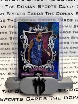 2024 Topps Chrome #RR-12 Kyrie Irving Roundball Blue Basketball Refractor - Image 1 of 2