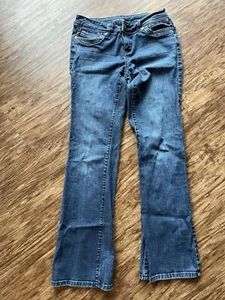 Jeans donna Simply Vera Wang taglia 4 con tasche posteriori abbottonate misure 29x30 - Foto 1 di 8