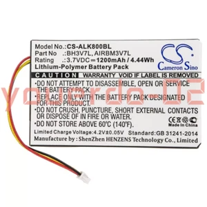 1200mah Battery Replacement for Autec AIRBM3V7L Air A4 Air A6 Air A8 BH3V7L - Picture 1 of 5