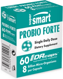 Supersmart Probio Forte 8 Billion CFU per Capsule Daily Probiotics Supplement fo - Picture 1 of 7