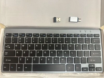 BoYata Wireless Keyboard, Ultra Slim Keyboard with Type-C Converter Compatible - Image 1 of 4