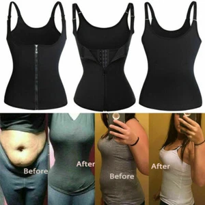 Fajas Reductoras Colombianas Body Shaper Taillentrainer Bauchkontrolle Tank Top - Bild 1 von 19