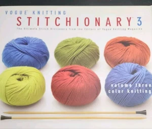 Vogue Knitting STITCHIONARY 3 Ultimate Stitch Dictionary Color Knitting Hardcover - Bild 1 von 3