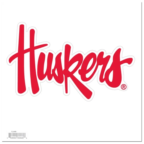 Nebraska Cornhuskers 8" Magnet Outdoor Rated Vinyl Auto Fridge Cover